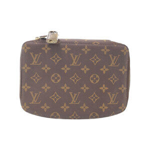 Louis Vuitton Monogram Leather Brown Poche Monte Carlo Accessory Pouch